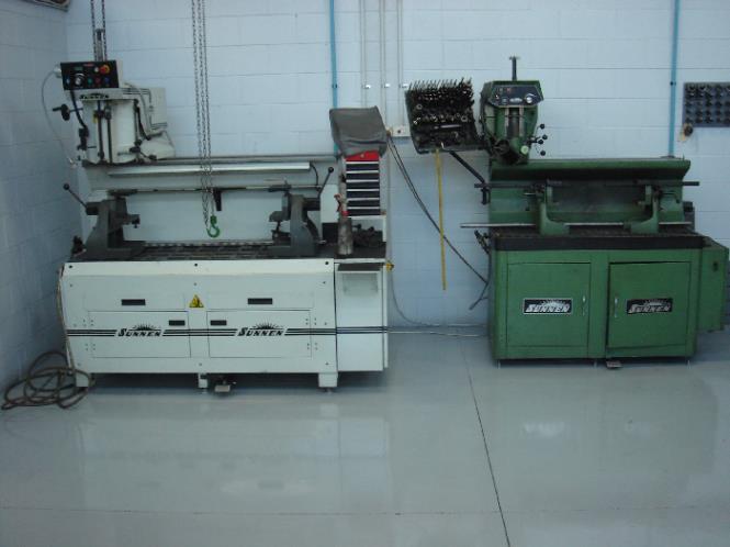 SUNNEN CYLINDER HEAD SEAT MACHINE